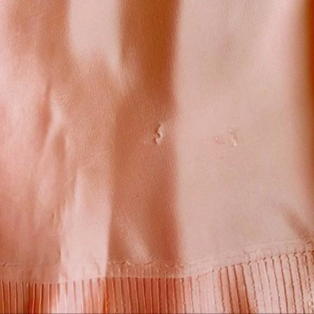 Vintage 80s Lillie Rubin x Albert Capraro Pink Ruffle Formal Dress Gown XXS/XS - Picture 13 of 13